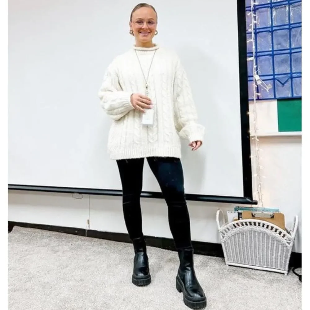 aerie MP 26” Black Cotton Active Lounge Leggings - Picture 9 of 9